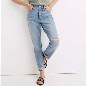 Madewell The High-Rise Slim Crop Boyjean